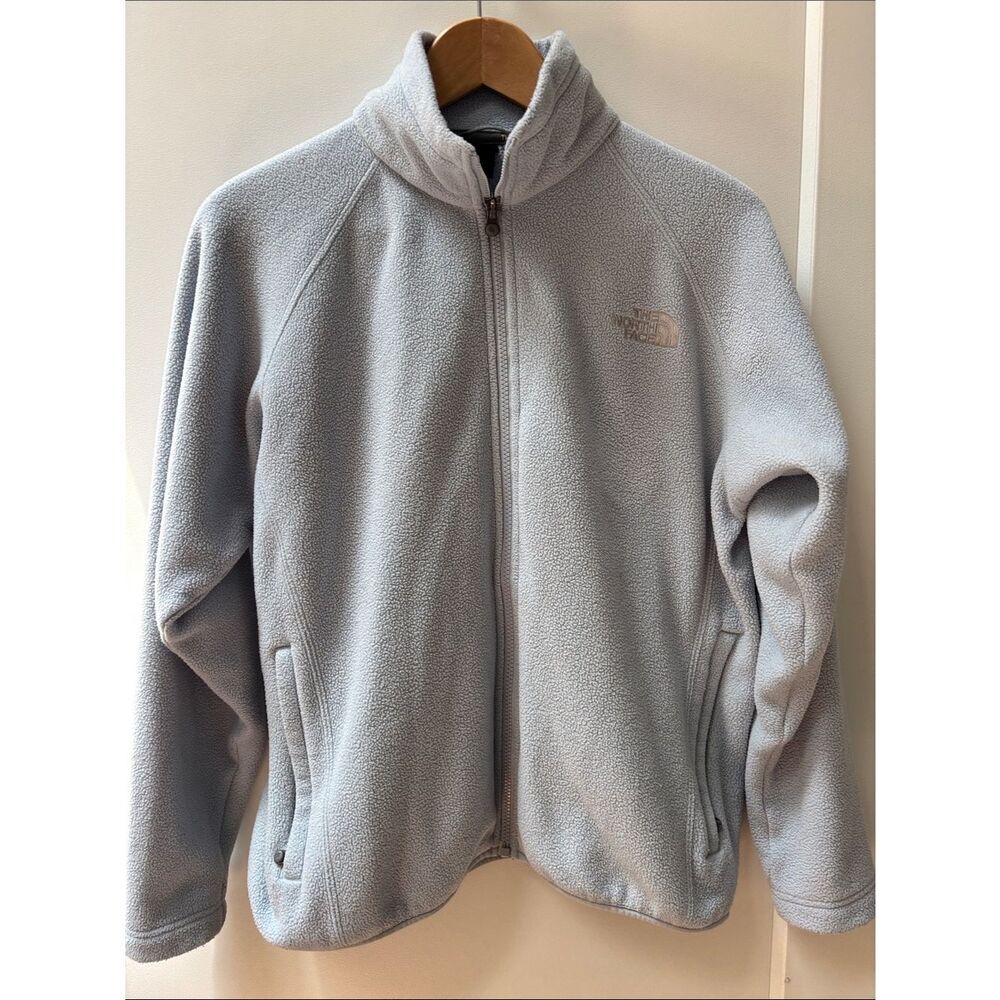 The North Face Light Blue Fleece Jacket woman’s size M